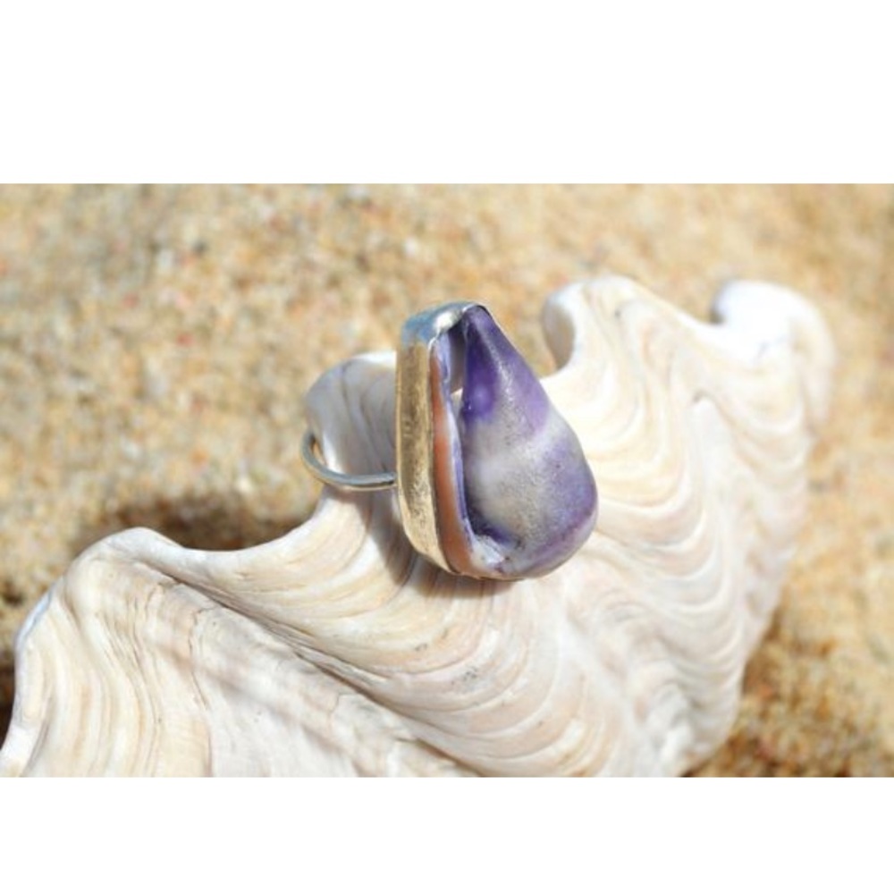 Seashell cone ring - Picture 2 of 5